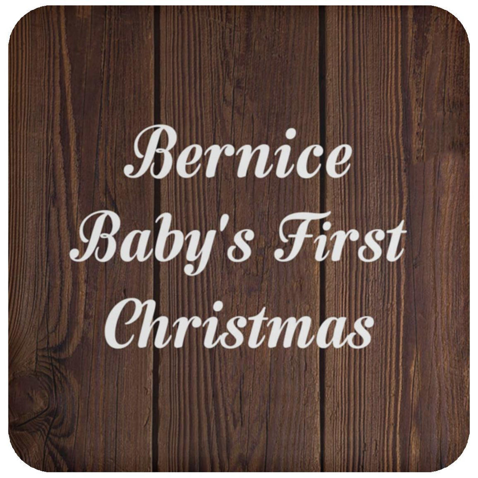 Bernice Baby's First Christmas - Drink Coaster D
