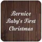 Bernice Baby's First Christmas - Drink Coaster D