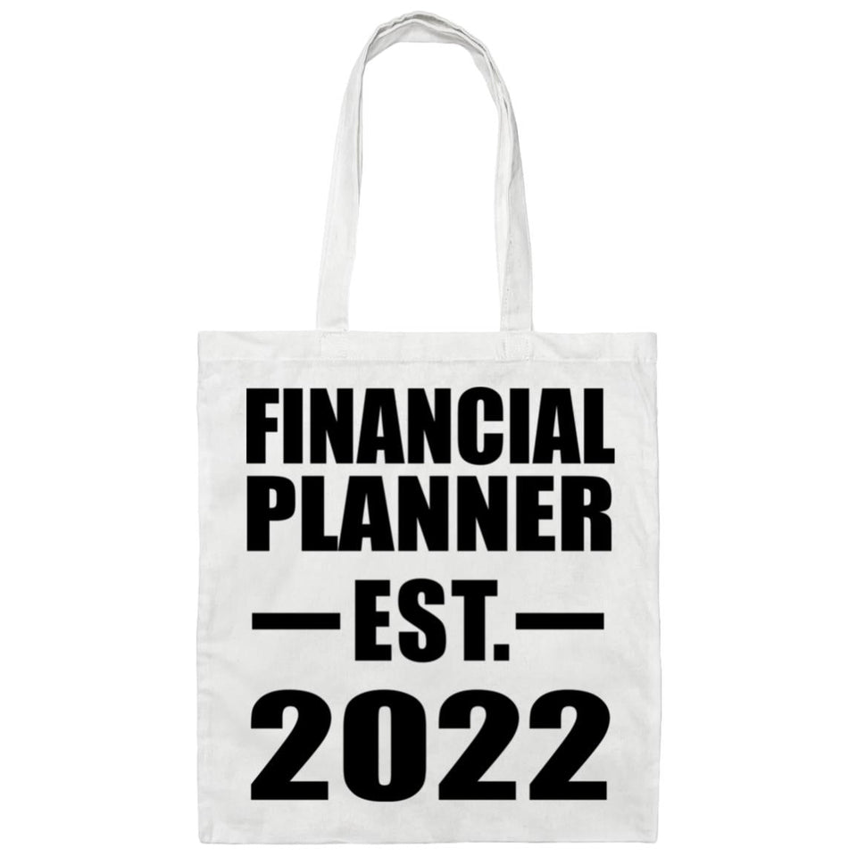 Financial Planner Established EST. 2022 - Tote Bag White