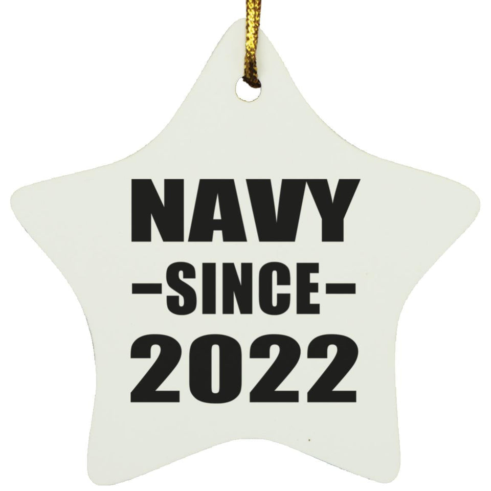 Navy Since 2022 - Star Ornament