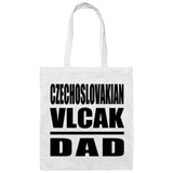 Czechoslovakian Vlcak Dad - Tote Bag White