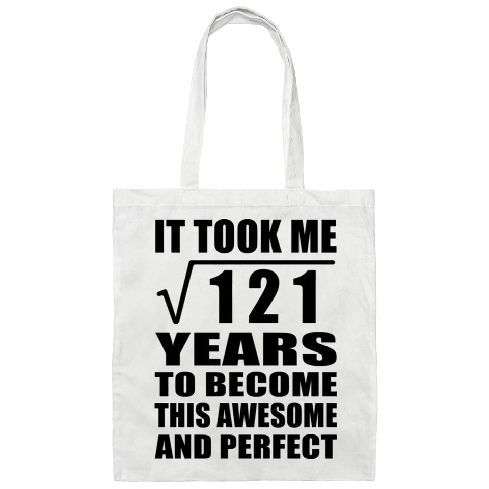 11th Birthday Took Square Root of 121 Years To Awesome - Tote Bag White
