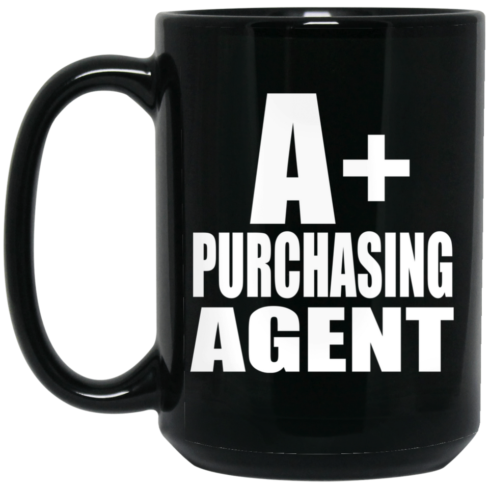 A+ Purchasing Agent - 15oz Coffee Mug Black