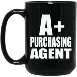 A+ Purchasing Agent - 15oz Coffee Mug Black