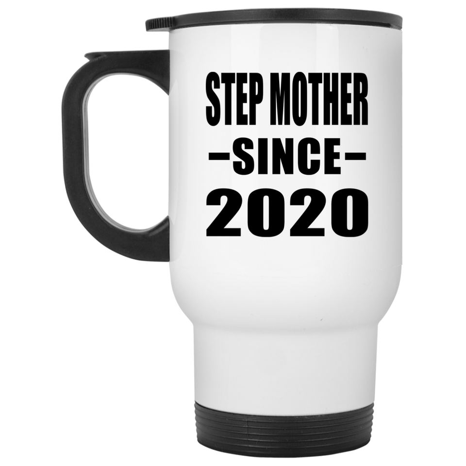 Step Mother Since 2020 - White Travel Mug