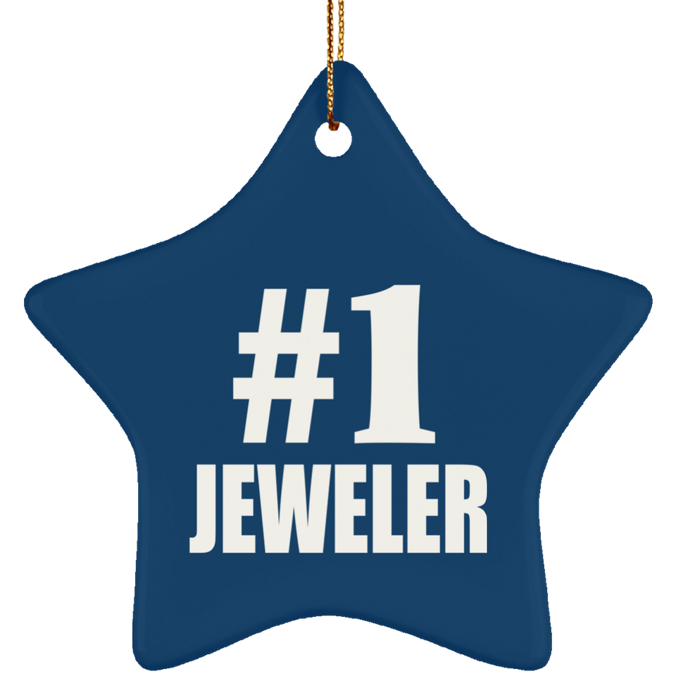 Number One #1 Jeweler - Star Ornament
