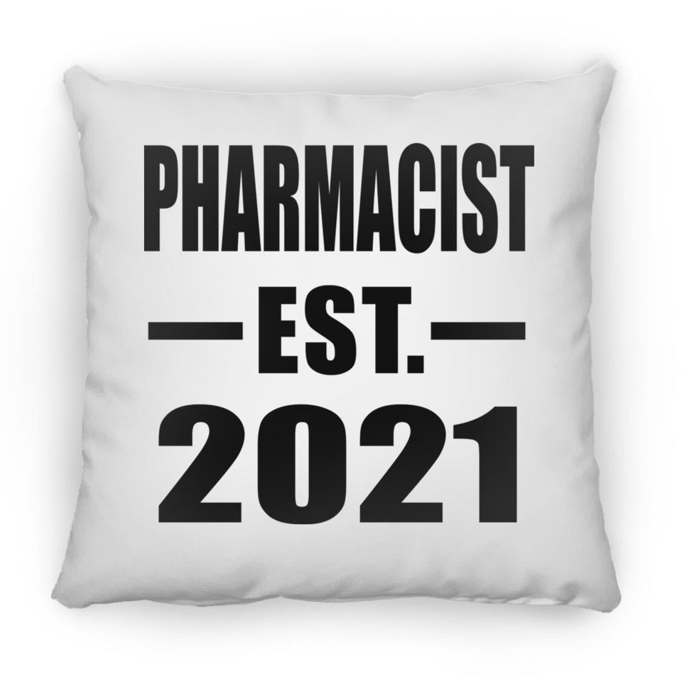 Pharmacist Established EST. 2021 - Throw Pillow