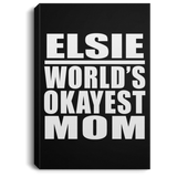 Elsie World's Okayest Mom - Canvas Portrait