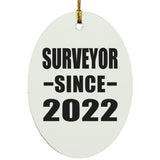 Surveyor Since 2022 - Oval Ornament