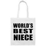 World's Best Niece - Tote Bag White