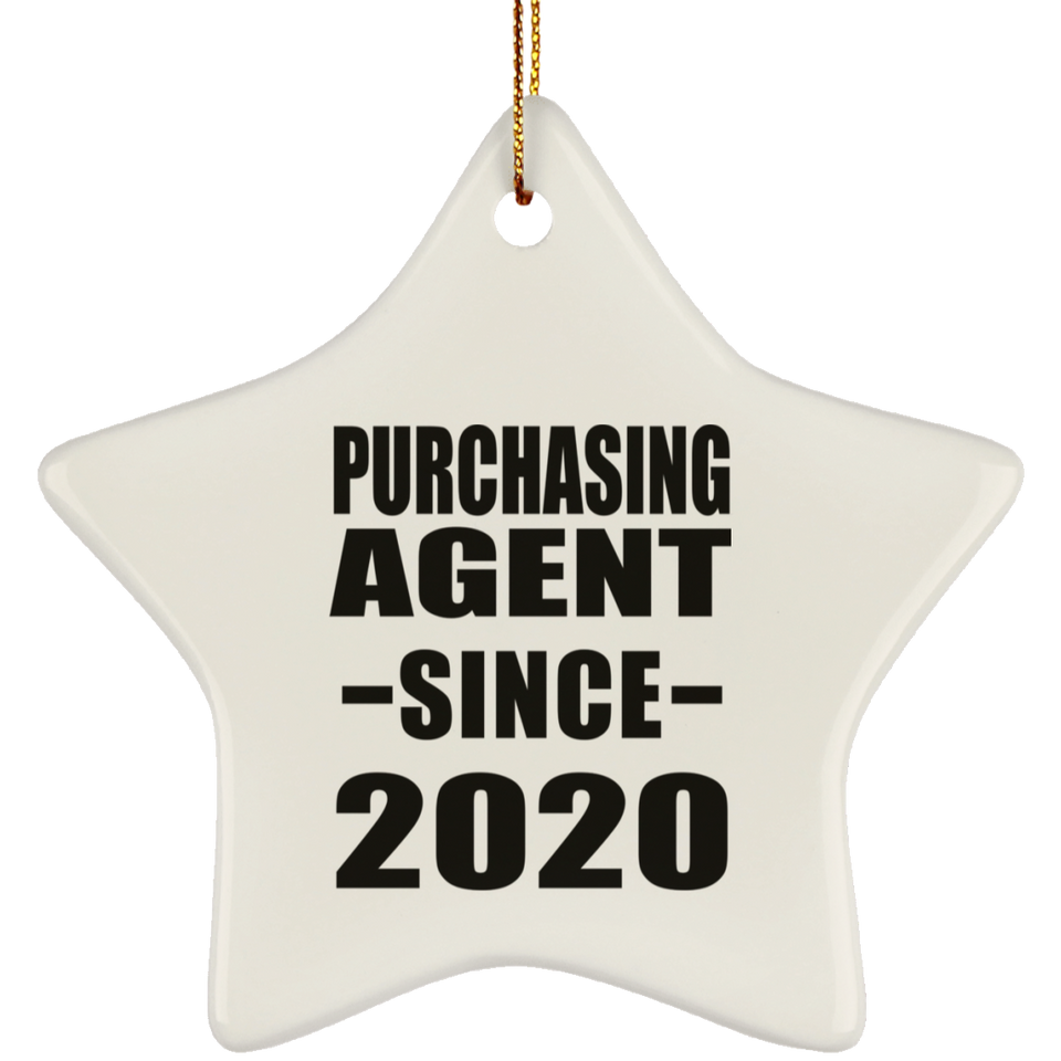 Purchasing Agent Since 2020 - Star Ornament