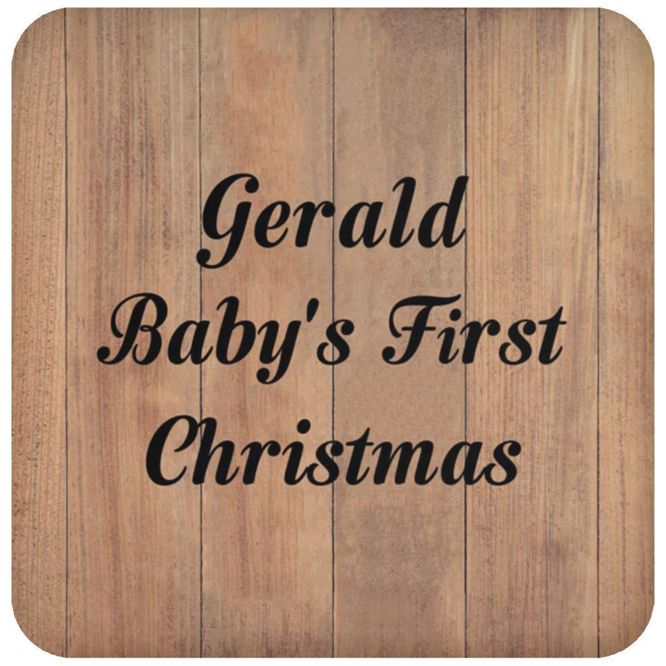 Gerald Baby's First Christmas - Drink Coaster C