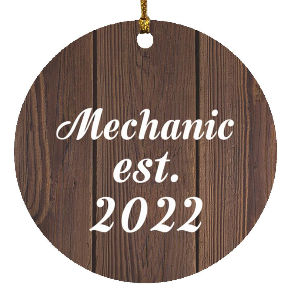 Mechanic Established Est. 2022 - Circle Ornament D