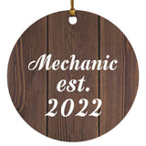 Mechanic Established Est. 2022 - Circle Ornament D