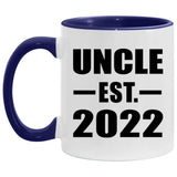 Uncle Established Est. 2022 - 11oz Accent Mug Purple
