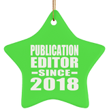 Publication Editor Since 2018 - Star Ornament