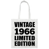58th Birthday Vintage 1966 Limited Edition - Tote Bag White