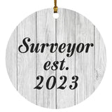 Surveyor Established Est. 2023 - Circle Ornament F