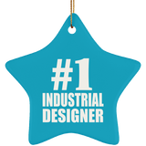 Number One #1 Industrial Designer - Star Ornament