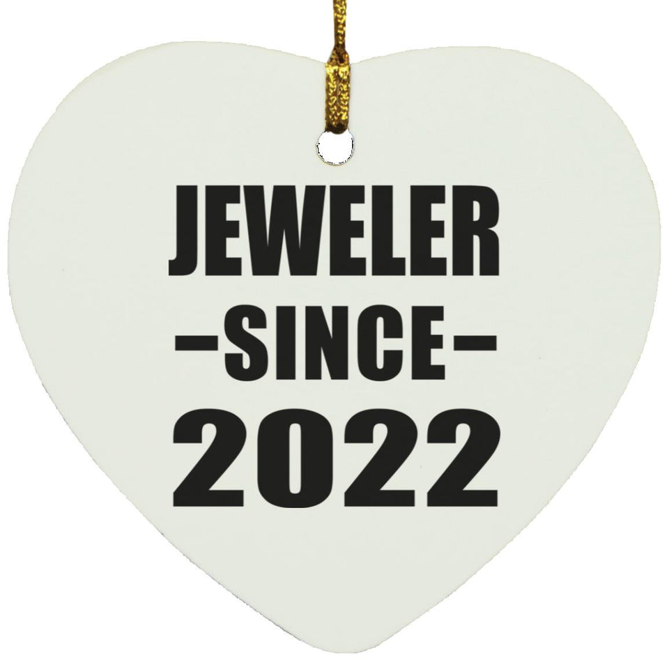 Jeweler Since 2022 - Heart Ornament