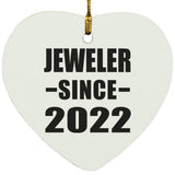 Jeweler Since 2022 - Heart Ornament