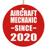 Aircraft Mechanic Since 2020 - Circle Ornament