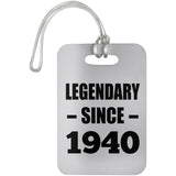 84th Birthday Legendary Since 1940 - Luggage Bag Tag