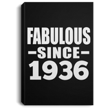 88th Birthday Fabulous Since 1936 - Canvas Portrait
