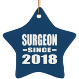 Surgeon Since 2018 - Star Ornament