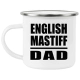 English Mastiff Dad - 12oz Camping Mug