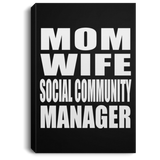 Mom Wife Social Community Manager - Canvas Portrait
