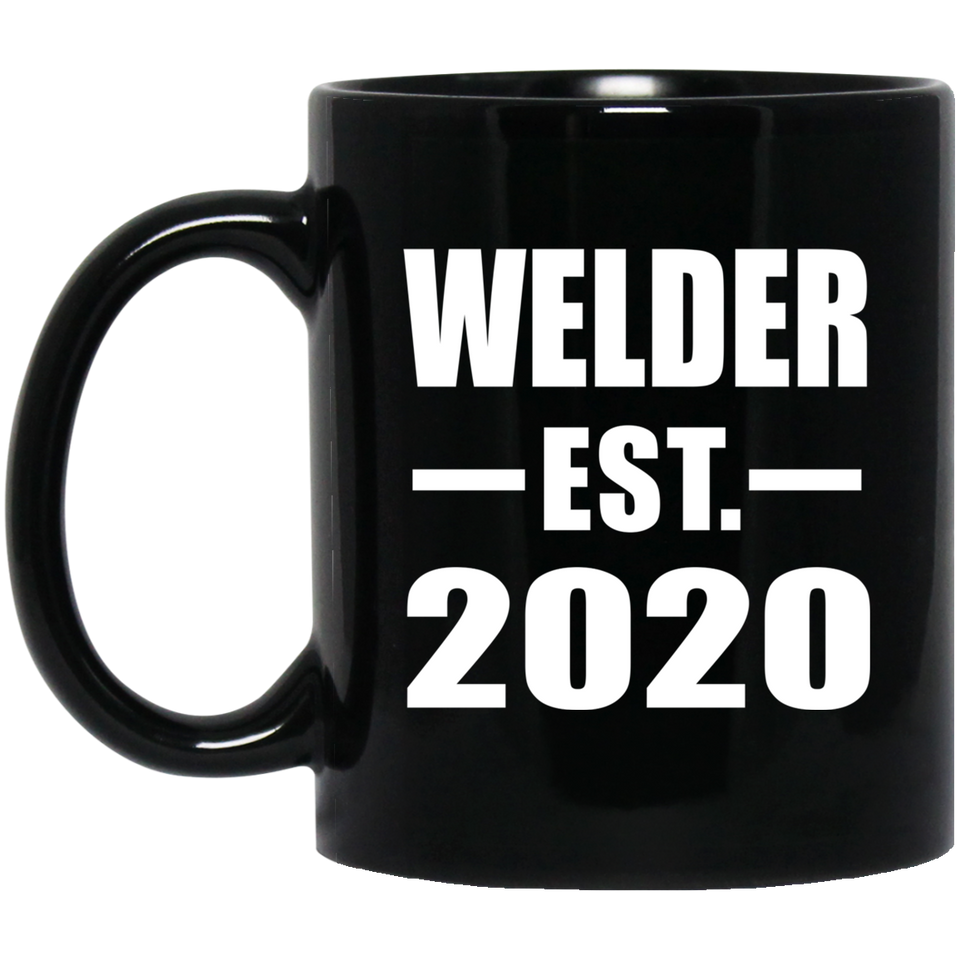 Welder Established EST. 2020 - 11oz Coffee Mug Black