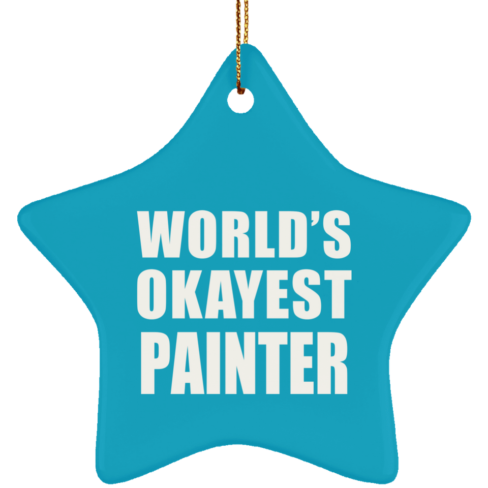World's Okayest Painter - Star Ornament