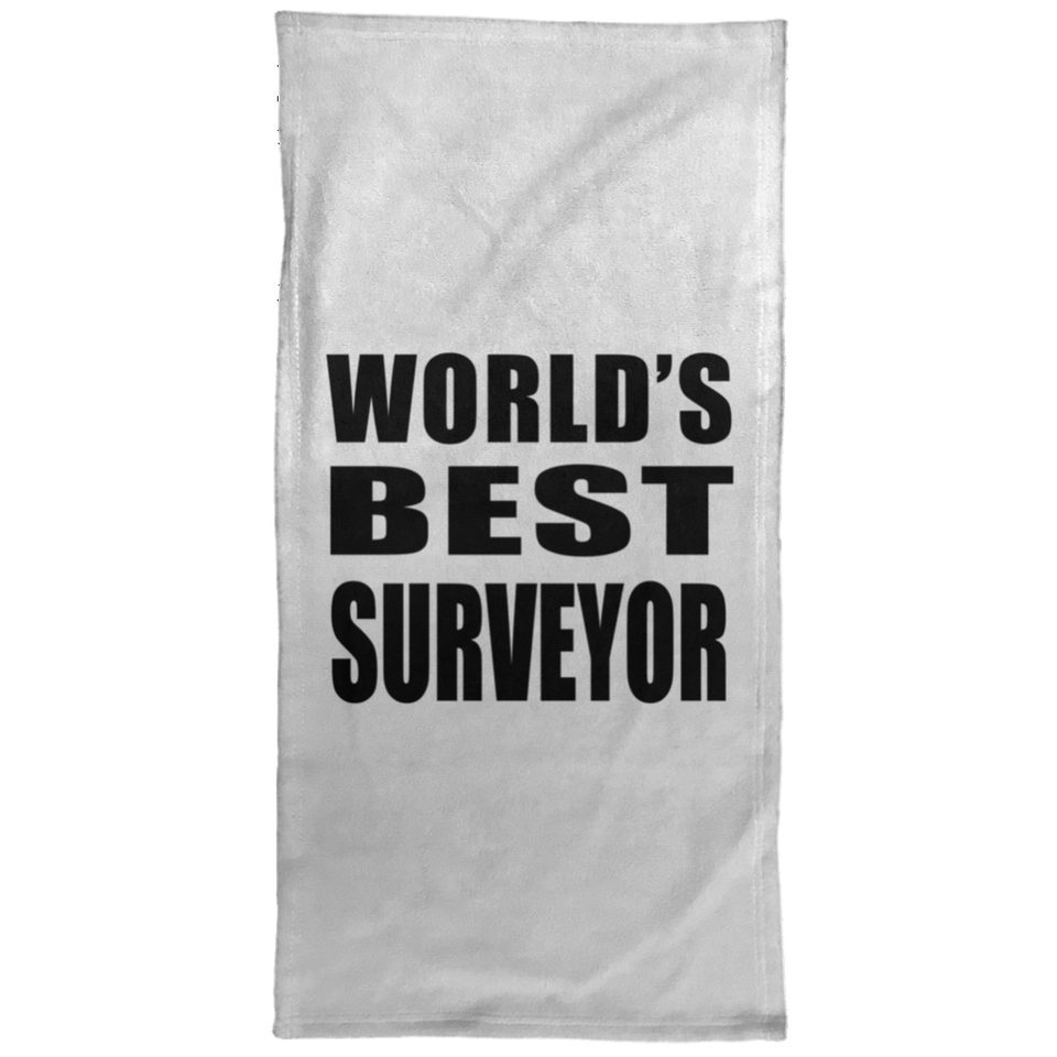 World's Best Surveyor - Hand Towel