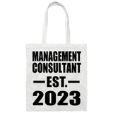 Management Consultant Established EST. 2023 - Tote Bag White
