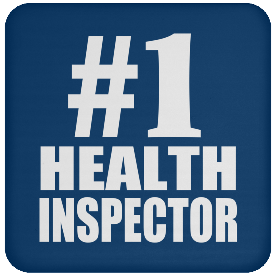Number One #1 Health Inspector - Drink Coaster