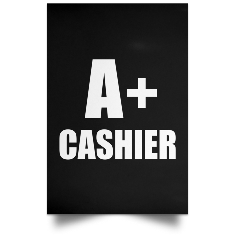 A+ Cashier - Poster Portrait