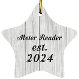 Meter Reader Established Est. 2024 - Star Ornament F