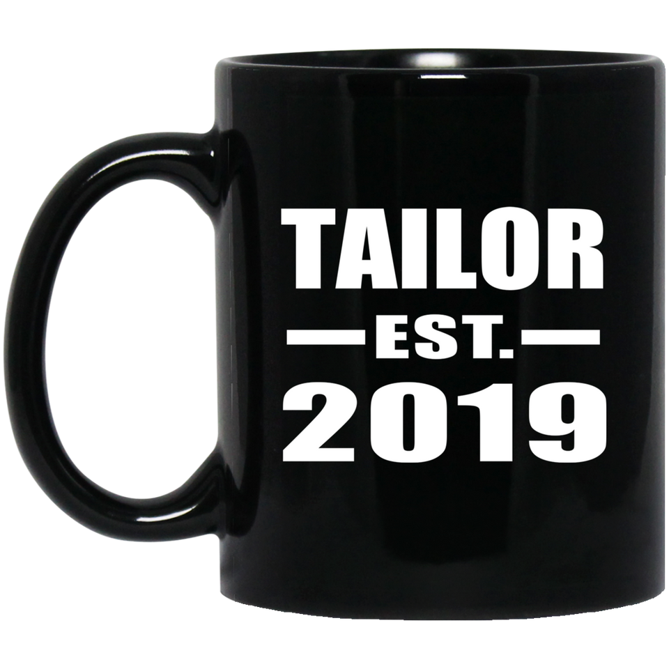 Tailor Established EST. 2019 - 11oz Coffee Mug Black
