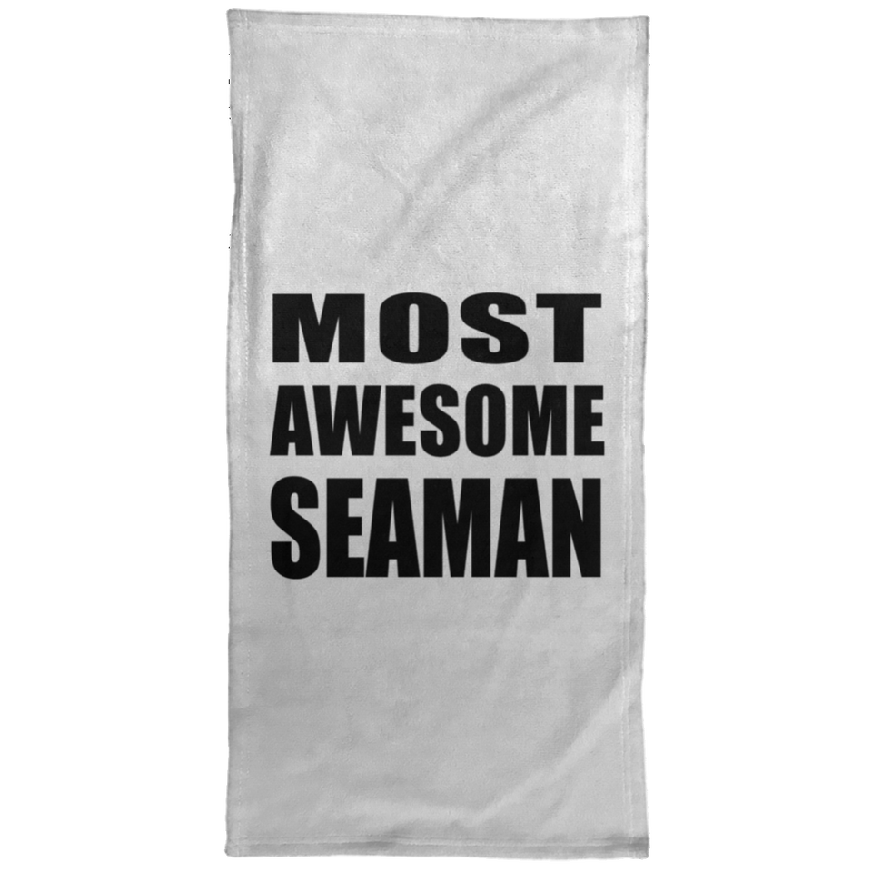 Most Awesome Seaman - Hand Towel