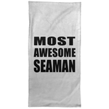 Most Awesome Seaman - Hand Towel