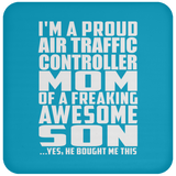 Proud Air Traffic Controller Mom Of Awesome Son - Drink Coaster
