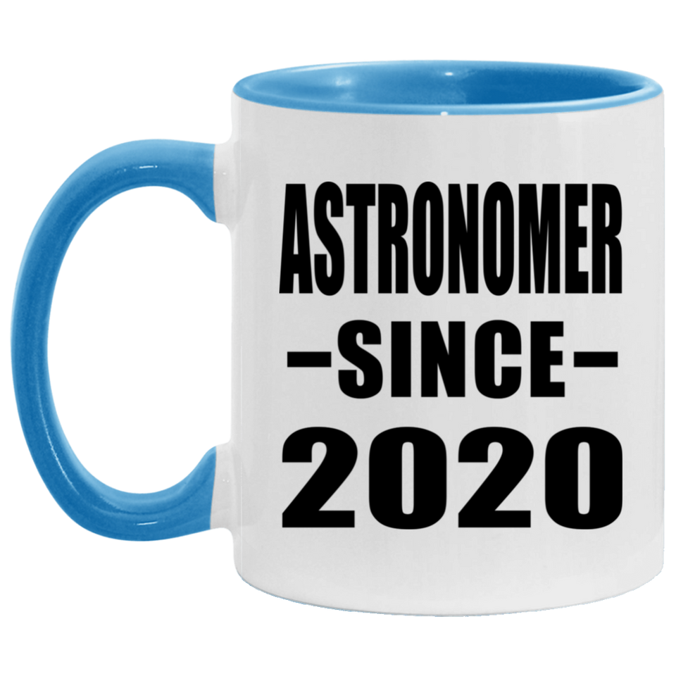 Astronomer Since 2020 - 11oz Accent Mug Blue