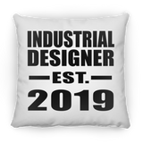 Industrial Designer Established EST. 2019 - Throw Pillow
