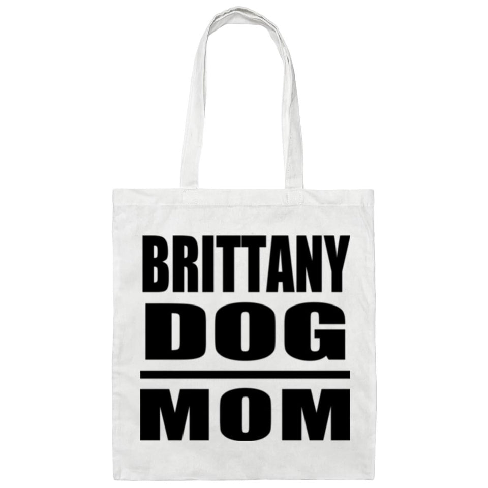 Brittany Dog Mom - Tote Bag White