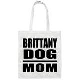 Brittany Dog Mom - Tote Bag White