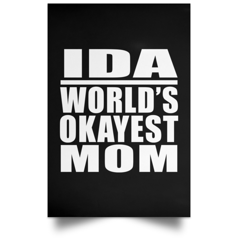 Ida World's Okayest Mom - Poster Portrait