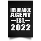Insurance Agent Established EST. 2022 - Poster Portrait