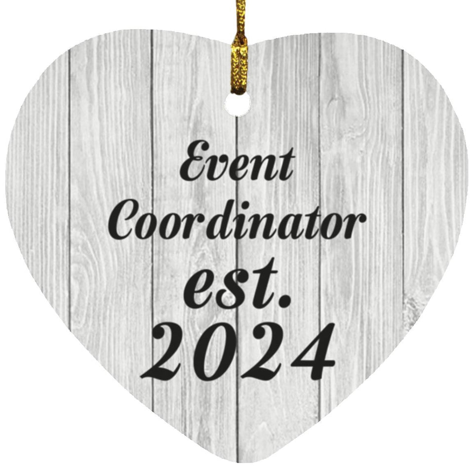Event Coordinator Established Est. 2024 - Heart Ornament F