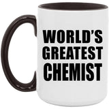 World's Greatest Chemist - 15oz Accent Mug Black